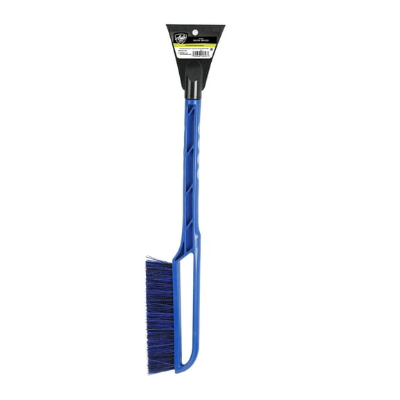 Auto Drive 24" Snow Brush & Ice Scraper, Blue, 1-Piece for Cars & Trucks