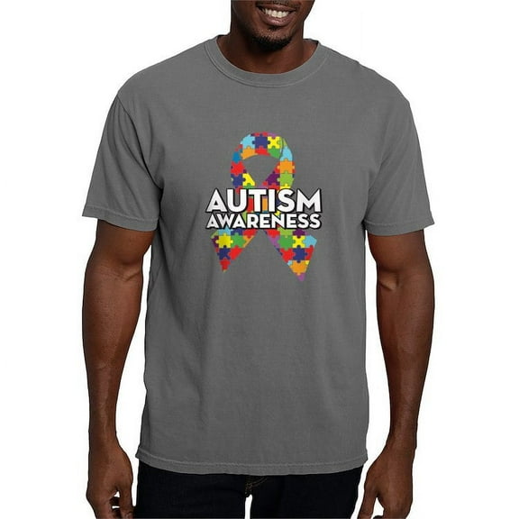CafePress - Autism Awareness T Shirt - Mens Comfort Colors Shirt