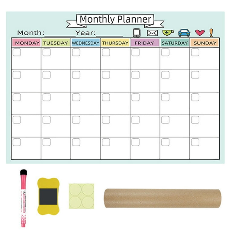 magnetic-dry-erase-calendar-vertical-calendar-for-refrigerator-monthly-fridge-calendar-whiteboard-walmart-com