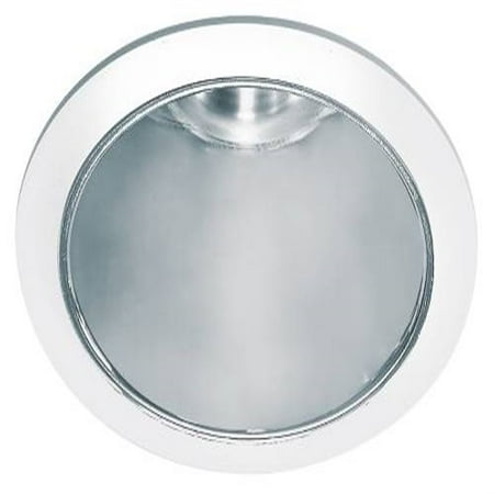Recessed Socket - Monument 8 In. Recessed Anodized Reflector Trim With Vertical Socket, White, 9-1/8 X 7-7/8 In.