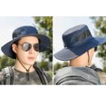 thumbnail image 4 of Sun Hats for Men/Women, Wide Brim Bucket Hat Waterproof Breathable Packable Boonie Hat for Fishing UPF 50 UV Protection, 4 of 5
