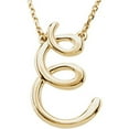 thumbnail image 1 of Precious Stars Collier Unisexe en Argent Sterling avec Police Script et Initiale H, 1 of 2