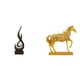 thumbnail image 1 of Escultura abstracta de fuego,Estatua de arte abstracto,adorno para decoración del hogar,Escultura de fuego moderna,coleccionable,regalo,Estatuas de caballos,Estatuas de caballos Figura de, 1 of 8