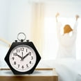 thumbnail image 4 of Button Light Alarm Clock For Children's Bedroom Bedside Style 10cm Small Silent Alarm Clock, 4 of 6