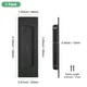 thumbnail image 3 of Uxcell 1-Pack Tiradores de dedo empotrados, 4.72 pulgadas, acero inoxidable 304, manijas para puertas de closet deslizantes [Negro], 3 of 6