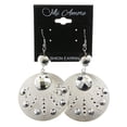 thumbnail image 2 of Mi Amore Drop-Dangle-Earrings Silver-Tone, 2 of 2