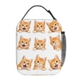 thumbnail image 3 of Cute Cat Faces Lunch Bag Portable Thermal Lunch Box for Men and Women, 3 of 6
