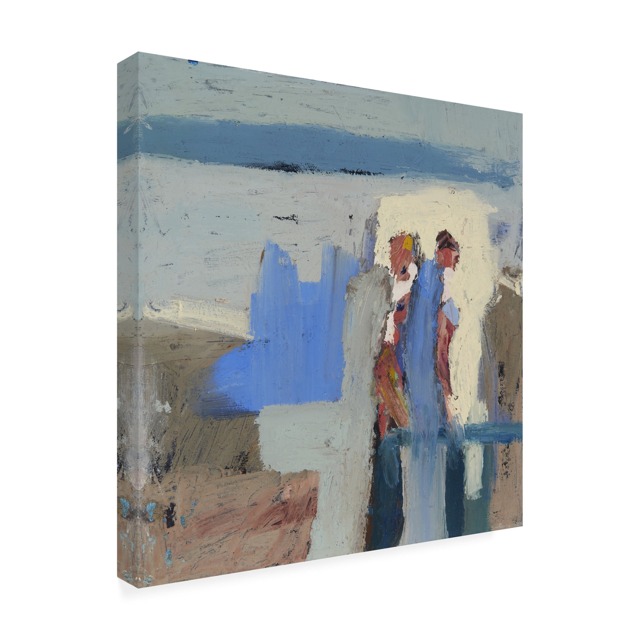 Canvas Wall Art - Erin McGee Ferrell 'Shell Gathers V' Wall Art for Living Room, Bedroom, or Office Décor by Trademark Fine Art - 18 x 18 Inches