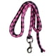 thumbnail image 1 of Cuerda de plomo para caballo con mosquetón, cuerda de cincha para caballo, cuerda de correa para caballo ecuestre 25 m rosa y negro, 1 of 9