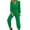 Green, variant on HBFAGFB Women's Jumpsuits Summer Comfortable V Neck Long Sleeved Top Casual Pants Rompers Orange Size M