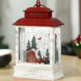 thumbnail image 2 of Roman Christmas - Lighted Farmer Santa Lantern, 10.5" H, Christmas Collection, Plastic, Christmas Giftware, Inspirational, Durable, Long Lasting, Beautifully Detailed, Battery Operated, 2 of 5