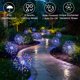 thumbnail image 2 of Luces solares para jardín, 150 LED, 8 modos, impermeables, paquete de 2, 2 of 7