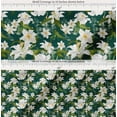 thumbnail image 2 of Soimoi Cotton Poplin Fabric Leaves & Lily Floral Print Fabric by The Yard 56 Inch Wide, 2 of 7