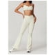 thumbnail image 3 of Conjuntos de entrenamiento for mujer, 2 piezas, sujetador deportivo, camiseta sin mangas, polainas de cintura alta, gimnasio, yoga, ropa activa, camiseta de entrenamiento for mujer, 3 of 7
