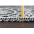 thumbnail image 4 of Veranda Traditional 5' x 7' Black and Light Gray Polypropylene Outdoor Area Rug, 4 of 8