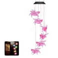 thumbnail image 3 of Cateissary Lámpara de carillón de viento de cerdo volador Solar que cambia de Color, resistente al agua, paisaje de larga duración, decoración Iluminación y accesorios, 3 of 6