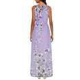 thumbnail image 3 of Ladies Summer Bohemian Vacation Strap Printed Sleeveless Dress, 3 of 6