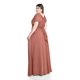 thumbnail image 3 of Vestido de noche multiformas Roman Fashion /Tallas Extras, 2001 (Chedron) cafe 36, 3 of 6