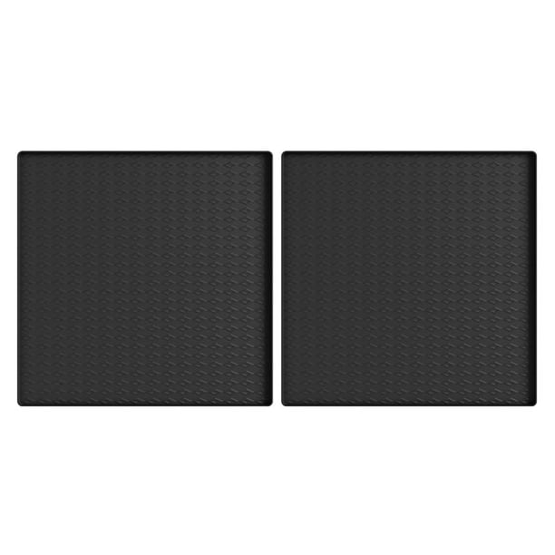 2 Fundas para Lavadora y Secadora para la Parte Superior, Alfombrilla Protectora Antideslizante para Encimera de Lavadora y Secadora para Lavadero y Cocina