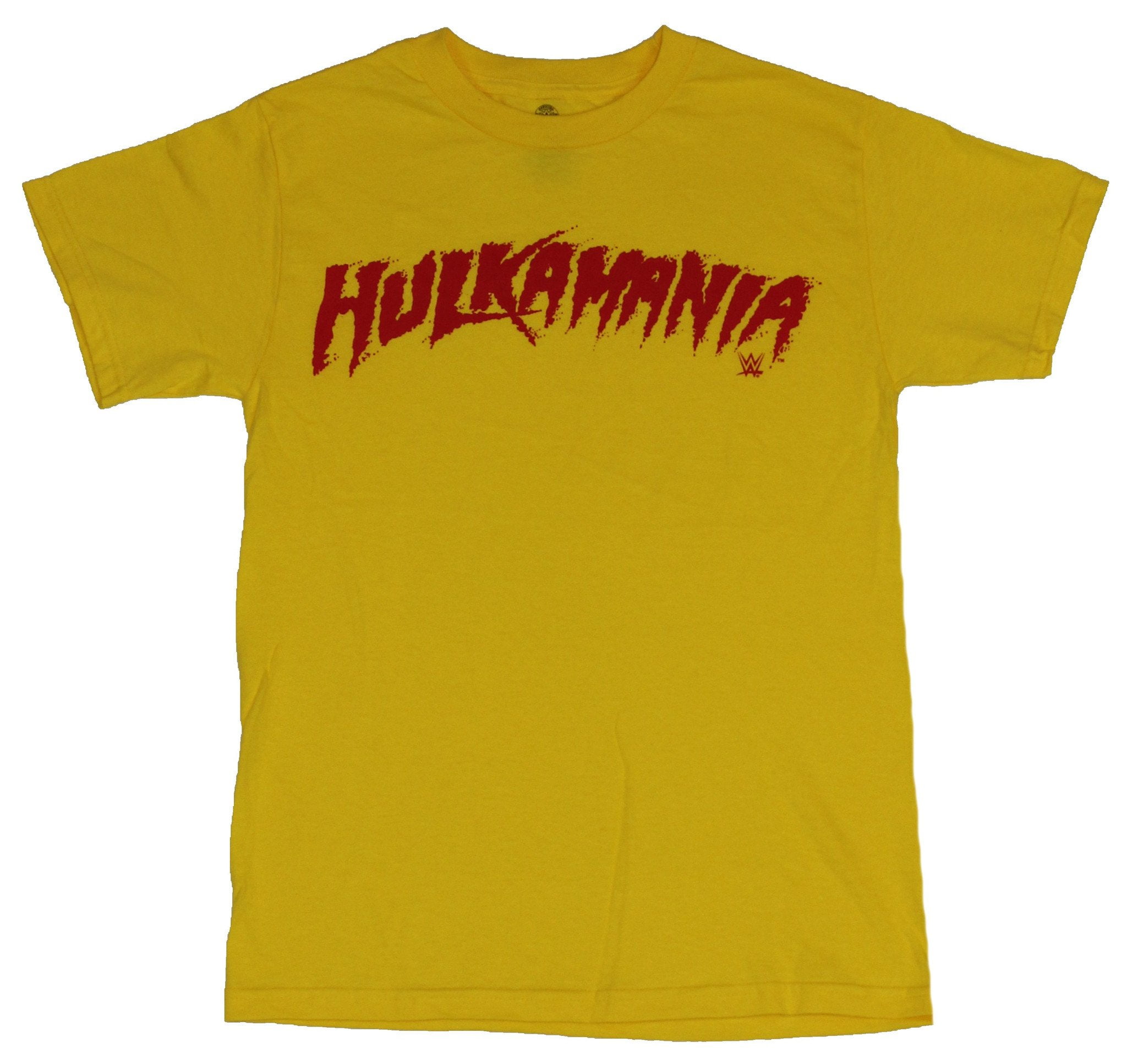 Hulk Hogan Mens T-Shirt - Hulkamania Red Script Classic Logo Image ...