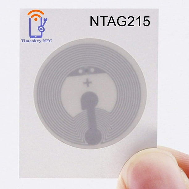 10 x NTAG 215 NFC Stickers NXP NTAG215 NFC Tags 100% Compatible TagMo and Nintendo amiibo, 504 Bytes Memory Fully Programmable by Timeskey