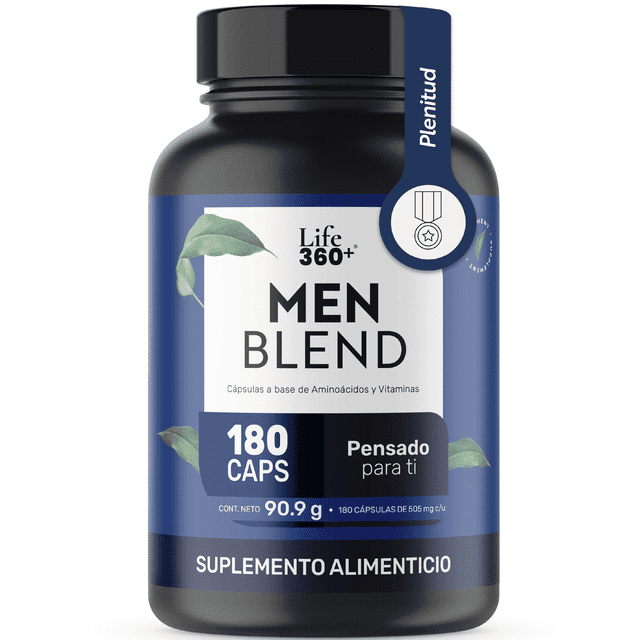 Suplemento Alimenticio LIFE 360+ All Men 180 Cápsulas Creatina Monohidratada Vitaminas