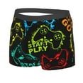 thumbnail image 2 of Daiia Design Name All Over Print Boxer Briefs -Size Name Multicolor Ultra Soft Performance Boxer Briefs, 2 of 9