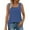 Blue, variant on AherBiu Camisole Tops for Women Summer Tank Top Square Neck Sleeveless Casual Loose Comfy Basic Tee Shirts