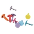 thumbnail image 4 of simhoa 200pcs Mixed Color Mini Brads Paper Fasteners for Scrapbooking Craft 8x12mm, 4 of 8