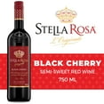 thumbnail image 4 of Stella Rosa Black Cherry Semi-Sweet Red Wine, 750ml Glass Bottle, Piedmont, Italy, 4 of 17