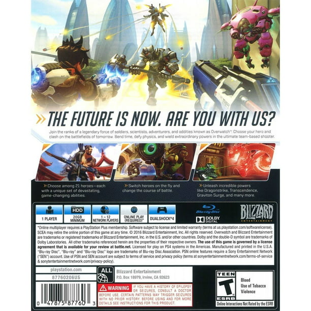 Blizzard Overwatch Edition Pre-Owned (PS4) Walmart.com