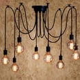 thumbnail image 3 of Esquirla Homyl Moderne Chic Multi Pendentif Lustre Réglable DIY Suspension Plafond 6 Têtes, 3 of 7
