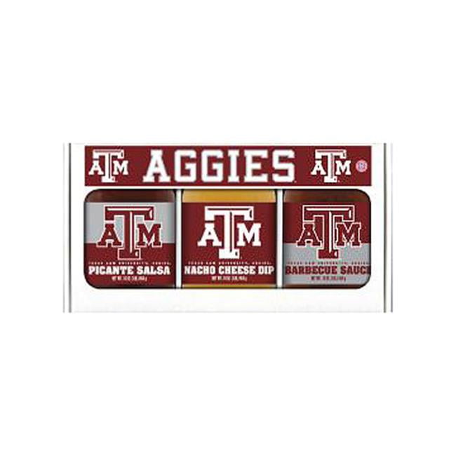 Hot Sauce Harrys 5339 Texas A&M Aggies NCAA Triple Play Gift Set 16