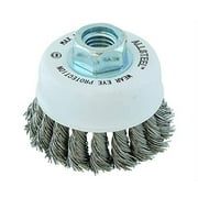 Walter Surface Technologies - Allsteel 3" X 5/8"-11 Stainless Knot Cup Brush