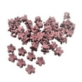 thumbnail image 3 of 50 piezas lindo bebé niñas horquillas pequeñas flores resina pinza de cabellero accesorios para el cabello Caqui, 3 of 5