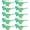 Green 10 Packs, variant on 10/20 Pack Neon Party Sunglasses Bulk,Wholesale Retro 80s Colorful Mirrrored Lens Sunglasses Party Favors Orange 10 Packs,Multicolor