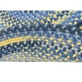 thumbnail image 4 of "Capel Rugs American Heritage Oval Braided Area Rug 36" x 5' - Blue Yellow - Casual Indoor Rug for Living Room", 4 of 6