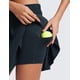 thumbnail image 5 of Falda CRZ YOGA de Cintura Alta y Fluida para Tenis con Shorts Azul Marino M, 5 of 5