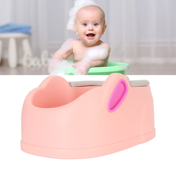 Lavabo Para El Trasero Del Bebé, PP Rosa Y PU Lavabo Para El Trasero Para Niños Pequeños Ergonómico Multifunción Ligero Conveniente Para El Baño Para El Baño Para Niñas