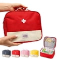 thumbnail image 2 of Blue Large Portable First Aid Kit Bag for Travel & Outdoor, Waterproof Oxford Cloth Medicine Organizer Pouch, 2 of 10
