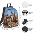 thumbnail image 2 of Disketp Close-Up Curious Squirrel Mochila Ligera e Impermeable, Mochila de Día Resistente para Viajes, Senderismo y Uso Diario para Hombre y Mujer, 2 of 7