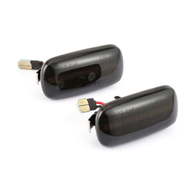 Sidaley 2 piezas de luz de señal de giro de coche reemplazo de actualización desmontable 18SMD accesorios de lámpara de vehículo automotriz Type2 NO2