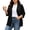 Black, variant on 3/4 Sleeve Cardigan for Women Plus Size Open Front Duster Jacket With Pockets Casual Coat Loose Fit Outerwear for Daily Wear