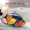 thumbnail image 4 of Yayeee Pillowcase Standard Size Set of 2 Satin Wrinkle Resistant Pillow Case, Green Clover Pattern, 4 of 7