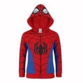 thumbnail image 2 of Marvel Spider-Man Boys' Hoodie and Jogger Pants Set for Toddlers Little and Big Kids – Red, 2 of 4