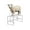 White, variant on Memoryfield Goat Milking & Grooming Stand, 500lbs Capacity, 47" x 23" Metal Livestock Platform, 21"–33" Adjustable Height with Headpiece & Nose Loop for Goats & Sheep, Black