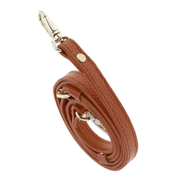 Brown leather cheap bag strap