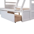 thumbnail image 5 of [US IN STOCK] Twin over Full Bunk Bed with Storage - White(OLD SKU :LP000022AAK), 5 of 9