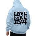 thumbnail image 3 of WILLBEST Sudaderas En Pareja Sudaderas con Capucha y Sudaderas para Hombre Sudadera con Capucha Informal Holgada con Estampado De Letras para Uso Diario Otoño Invierno Ropa De Calle Cómoda Grande, 3 of 3