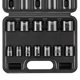 thumbnail image 1 of Juego de enchufes VEVOR 3/8 Drive Impact de 12 piezas SAE 5/16-1 con funda, 1 of 7